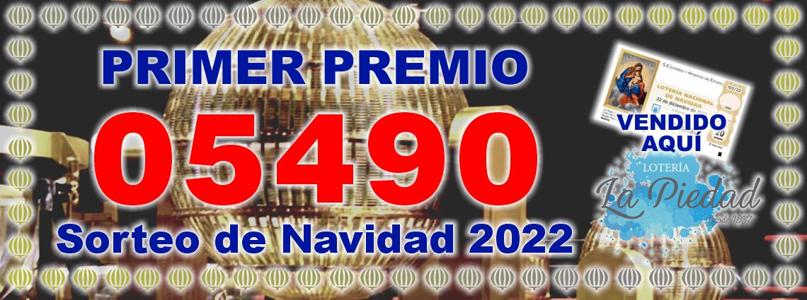 Premio Lotería de Navidad 2022