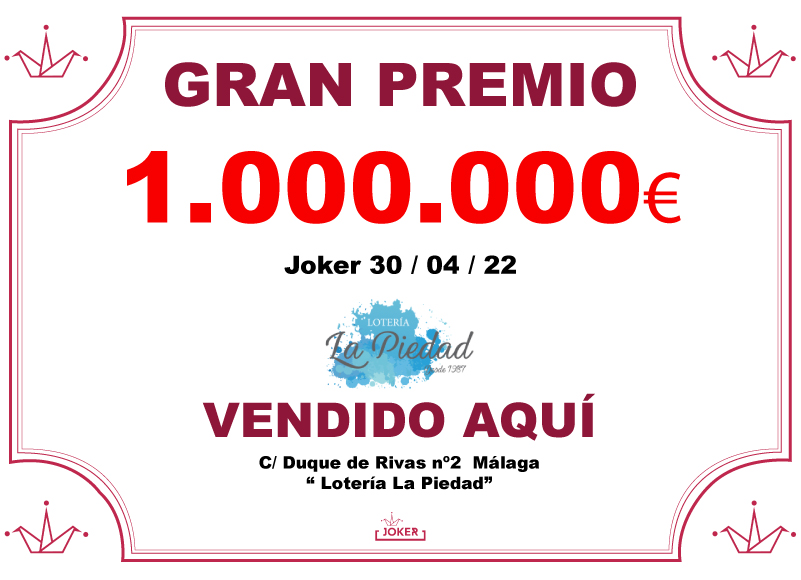 Lotería La Piedad - GRAN PREMIO 4